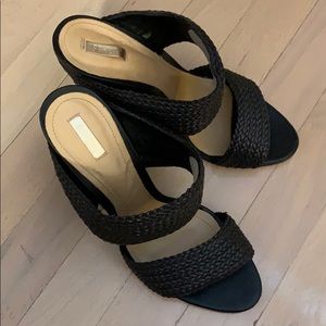SCHUTZ Black Woven Heels